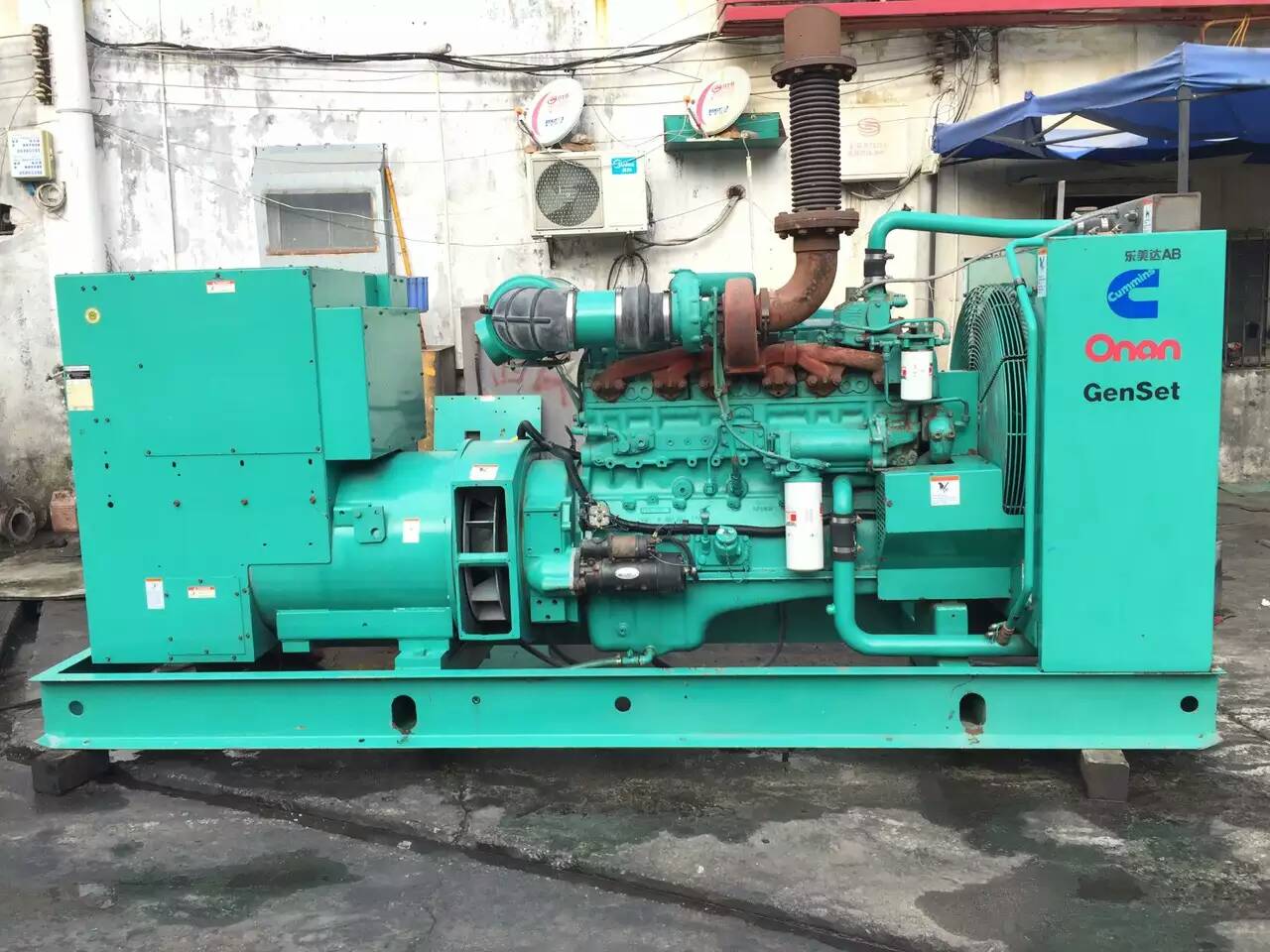 烟台租赁发电机-柴油发电机不正常冒烟的原因